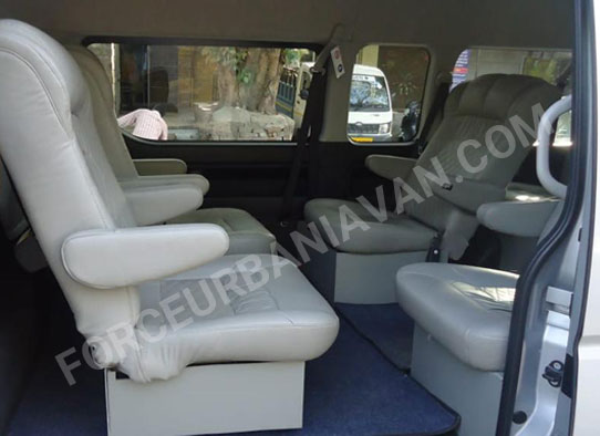 toyota hiace imported mini van hire delhi